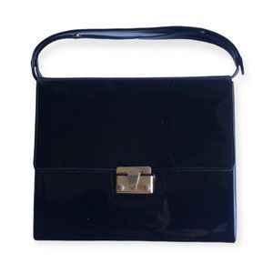 Ande’ Vintique Black Patent Leather Purse - image 1